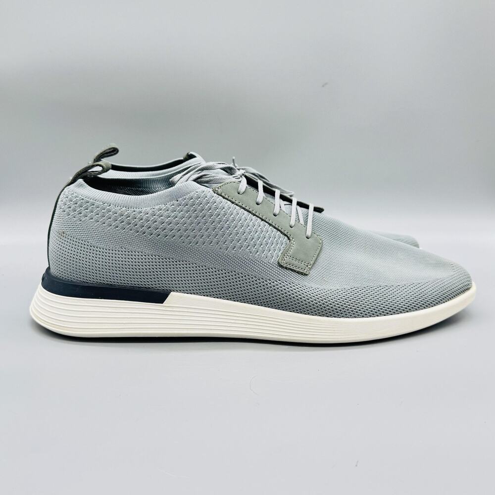 Wolf & Shepherd Shoes Mens 15 Gray‎ Knit SwiftKnit Low Casual Sneakers Comfort